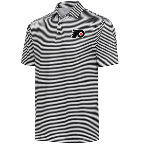 Men's Antigua  Black Philadelphia Flyers Skills Polo