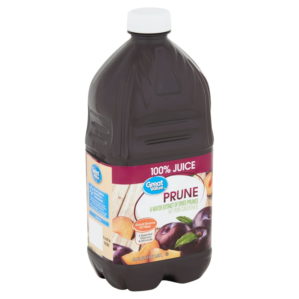 Great Value 100 Prune Juice, 64 Fl. Oz.