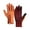Orange, variant on Thermal Gloves Waterproof Windproof Touch Screen Non-Slip Grip Winter Sports Men Women Orange Size M