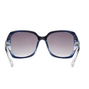 Piranha Eyewear Laguna Chunky Crystal Blue Sunglasses for Women - Oversize