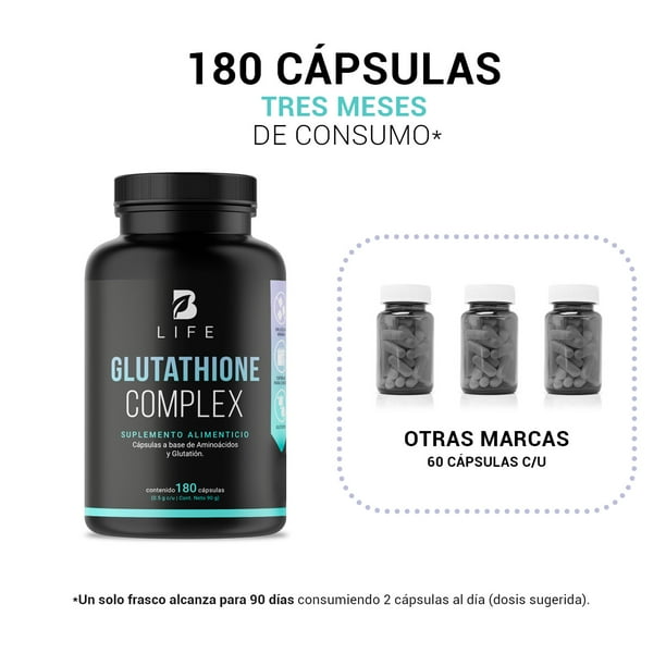 glutathione b life Glutathione, 60 Veg Capsules main image 0
