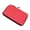Red, variant on Portable Hard Table Tennis Bag Square Pingpong Paddle Storage Bag Waterproof Zipper Handbag Holds 2 Rackets