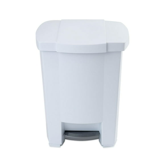 Mistral 30L Step on Garbage Can White