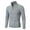 Grey, variant on Men Kitted Pulover Sweater Zip up Polo Long Seeve Sweaters