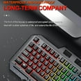 thumbnail image 4 of Gaming Keyboard, Mechanical Keyboard, Wired Keyboard, Waterproof, Ultra Sensitive & Quiet Response,Mixed Light Effect Gaming Backlit Keyboard for PC/Mac Gamers, Black, 4 of 12