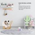 thumbnail image 4 of Shisuyan Tiny Hangers Pink Miniature 50Pcs 2.2In, 4 of 9