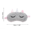 thumbnail image 4 of Unique Bargains Soft Cartoon Sleep Mask Eye Shade Cover for Rest Gray, 4 of 6