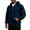Dark Blue, variant on Men's Quarter Zip Hoodie Sevevn Raglan Sleeve Drawstring Hood Long Sleeve Soft Fleece Loose Fit Pullover Tops With Kangaroo Pocket for Daily Wear
