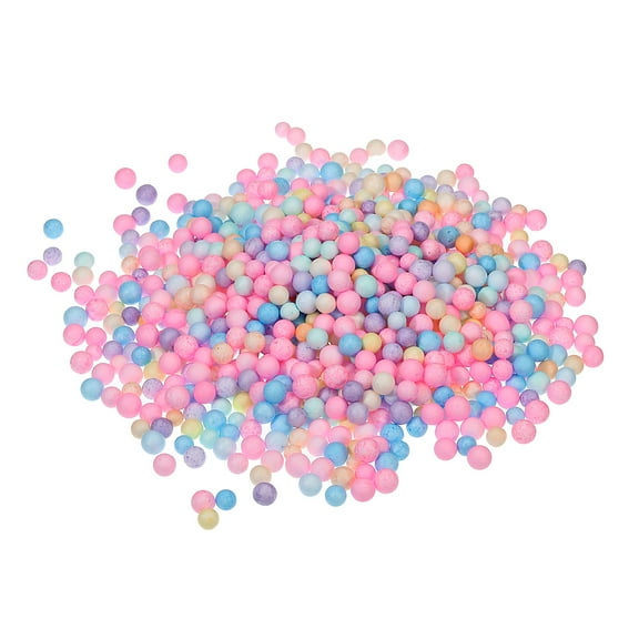 Uxcell Foam Beads Foam Balls 7-9mm for Wedding Party Decorations Tiny Packing Ball (MulticoloRed, 1 Pack Approx 750Pcs)