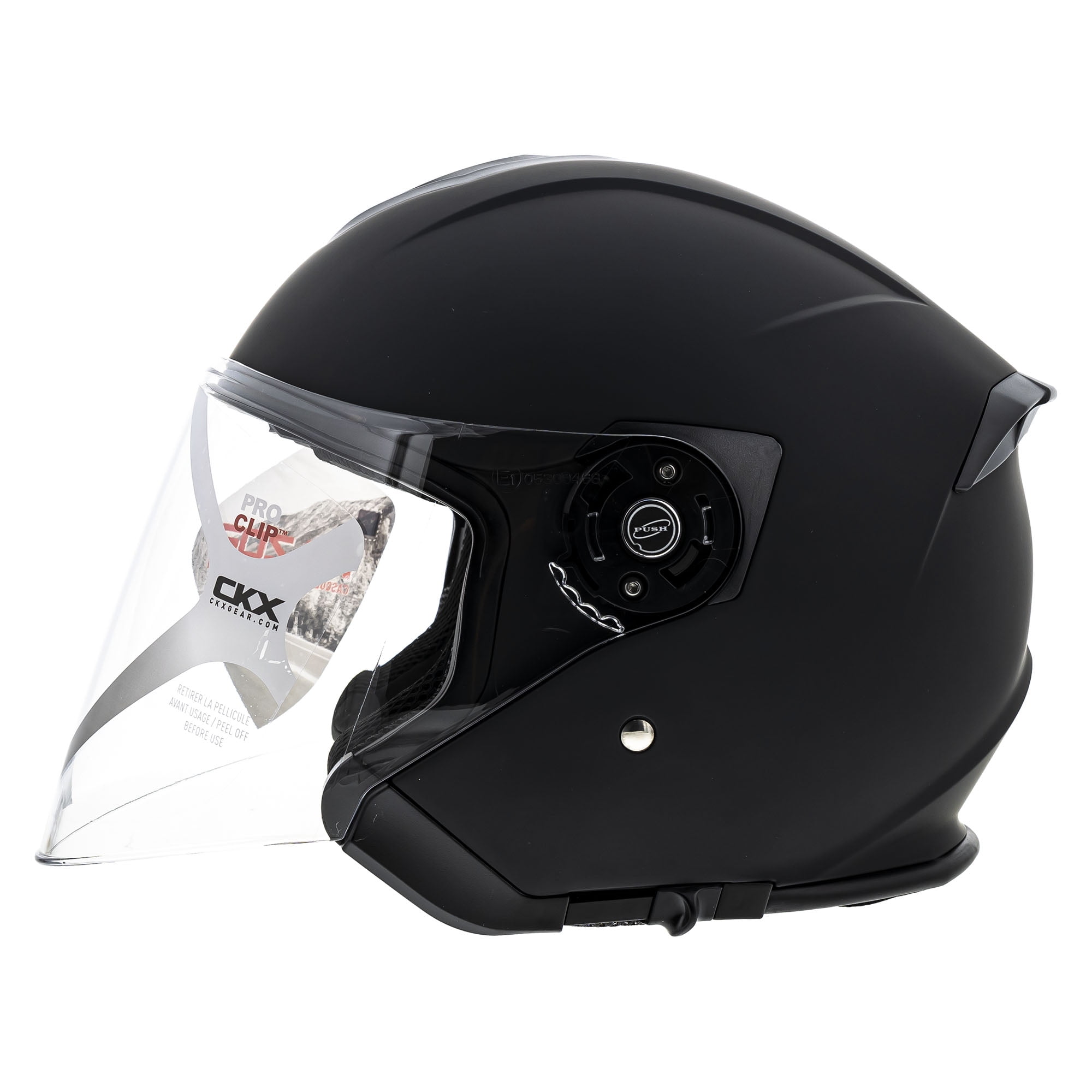CKX Razor Open Motorcycle Helmet Matte Black 505114