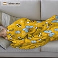 thumbnail image 2 of Honeycomb Cute Bee Yellow Throw Blanket Soft Cozy Bee Decor Bee Gifts for Women Men Girls Boys Butterfly Blanket for Bed, Sofa, Outdoor 30"x40"for Toddler/Pets, 2 of 6