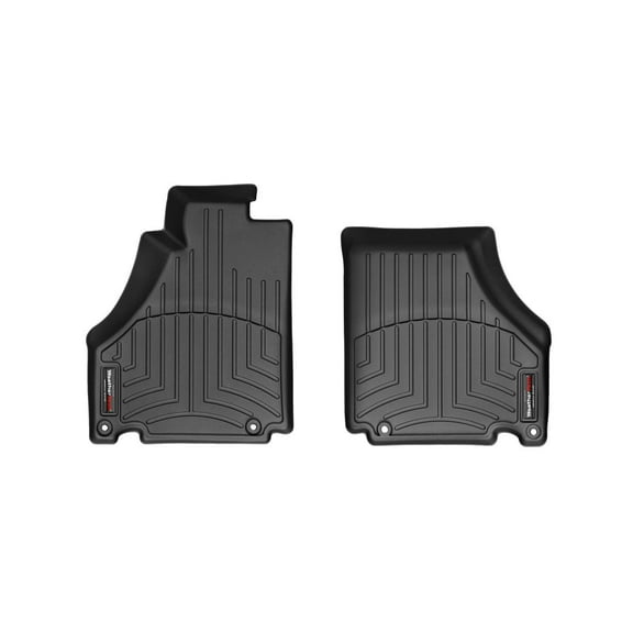 WeatherTech Custom Fit FloorLiners compatible with 1999-2005 Ferrari F360 - 1st Row (Driver & Passenger), Black