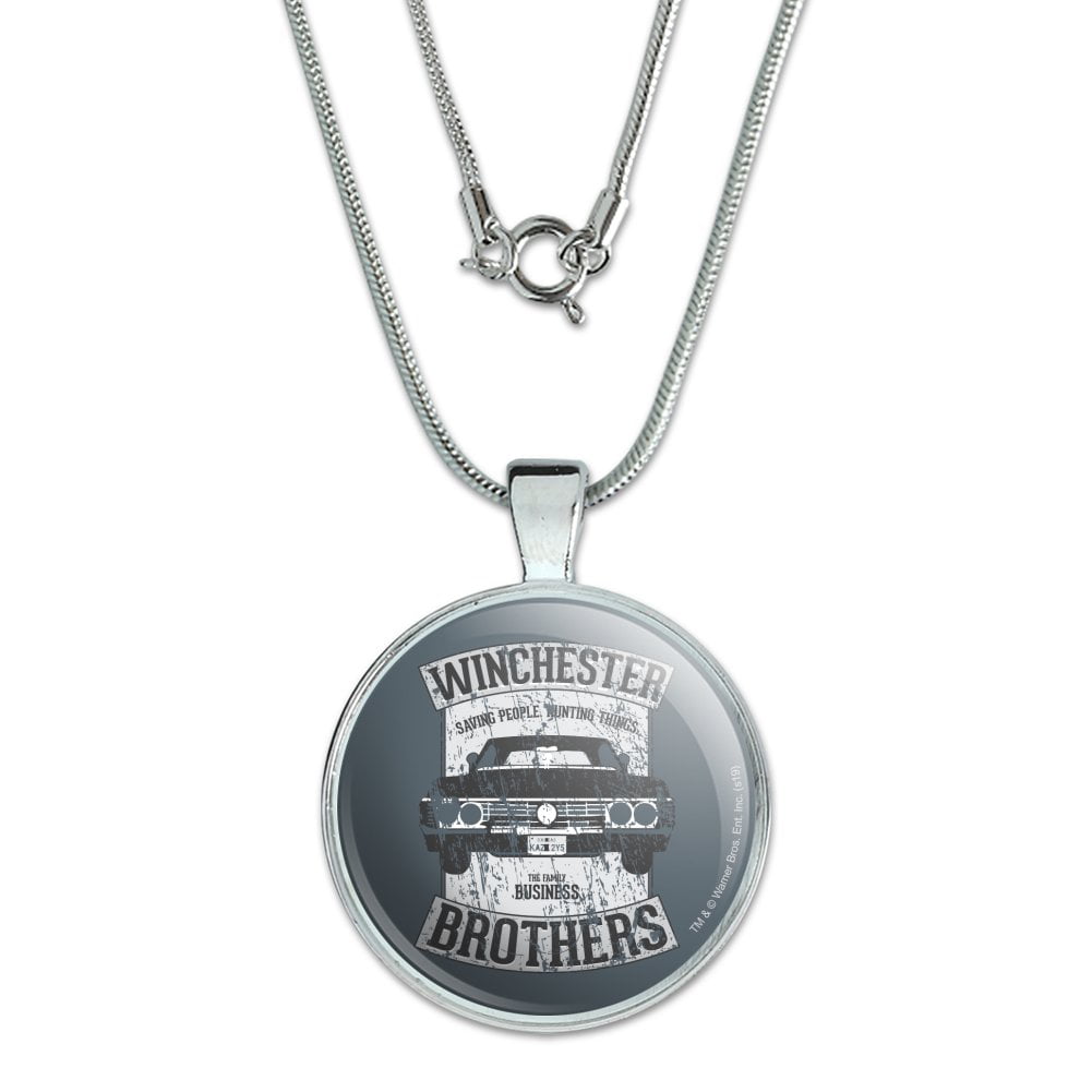 STERLING SILVER CHAIN OPTION.GIFT BOXED GIFT IDEA SUPERNATURAL DELUXE NECKLACE 
