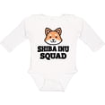 thumbnail image 3 of Inktastic Dog Shiba Inu Squad Boys or Girls Long Sleeve Baby Bodysuit, 3 of 5
