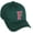 Hunter Green, variant on Classic 3D Varsity White Rose Initial Letters Baseball Dad Hat, Navy, Letter H