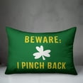 thumbnail image 3 of Creative Products Beware: I Pinch Back 14 x 20 Spun Poly Pillow, 3 of 3
