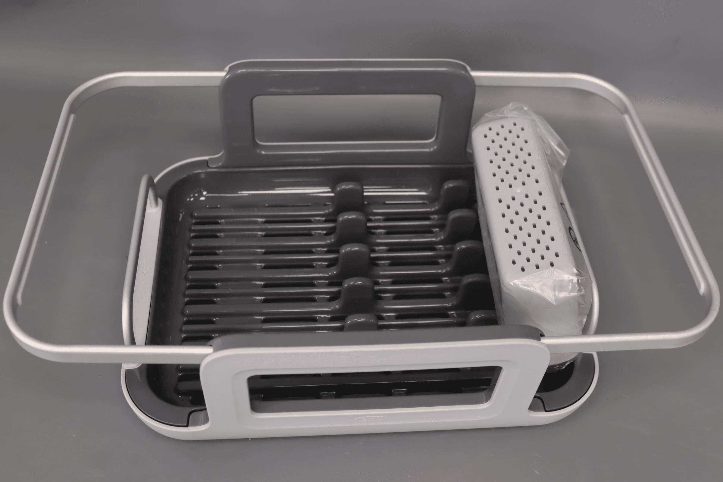OXO Good Grips Extendable Over-The-Sink Aluminum Dish Rack