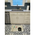 thumbnail image 3 of Carolines Treasures BB2579RUG Christmas Presents Pekingnese Black Machine Washable Memory Foam Mat, 3 of 4
