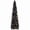 Black, variant on 5 FT Pop Up Christmas Tree, Collapsible Pink Tinsel Sequin Pencil Christmas Tree with 70 Multicolor LED Lights, Easy Storage Artificial Slim Christmas Tree for Home Indoor Holiday Decor