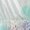 CZC157, variant on Watercolor Coral Reef Women Dress V-Neck Short Sleeve Flowy Swing Party Midi Dress