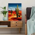 thumbnail image 5 of Desert Landscape Embroidery Canvas Print, Wall Decor for Living Room Bedroom Office Southwestern Home, 5 of 8