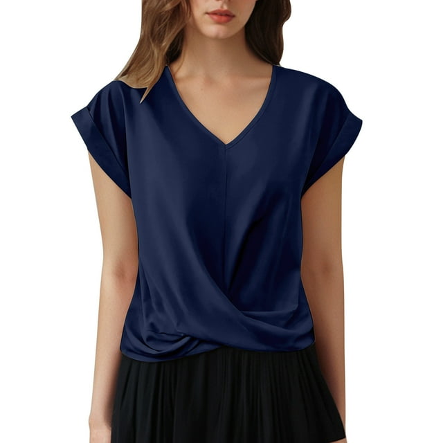 Camiseta informal y cómoda para mujer, versátil para cualquier ocasión