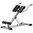 thumbnail image 1 of Soges Roman Chair Back Extension Machine, Hyperextension Bench for Hamstring, Glute and Lower Back, Adjustable and Foldable workout weight bench Exercise Fitness Equipment for Home Gym,Silver, 1 of 10