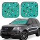 thumbnail image 1 of Balery Sushi Parasol para parabrisas de coche de 2 piezas | Parasol plegable para parabrisas delantero de coche para la mayoría de sedanes-Small, 1 of 5