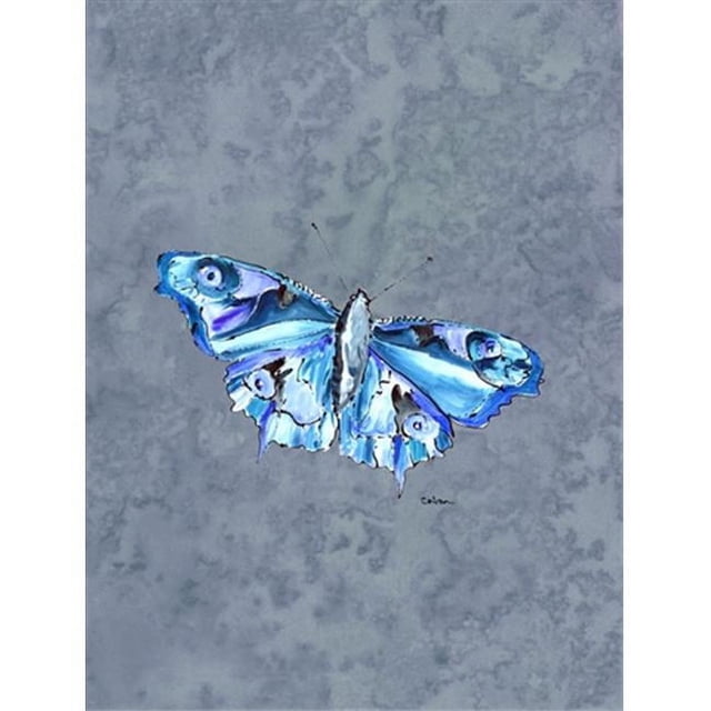 Carolines Treasures 8856GF 11 x 15 In. Butterfly On Gray Flag- Garden Size