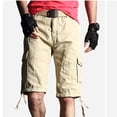 thumbnail image 6 of Felirenzacia Men's Workwear Shorts With Multiple Pockets Zipper Straight Leg Five Piece Pants, Casual Outdoor Sports Shorts Pants, 6 of 6