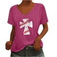 thumbnail image 1 of Camiseta sin mangas con cuello en V y estampado informal elegante para mujer OAVQHLG3B Store lin121212, 1 of 5