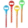 thumbnail image 3 of Holloyiver 32 Hole Smiling Face Bubble Stick with Bubbles Refill, 2024 New Children's Bubble Wand Toy, 5-Claw Bubble Wands for Kids, Bubble Machine for Summer Outdoors Activity Party Favor, 3 of 5