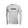 thumbnail image 2 of Kore Men&amp;rsquo;s Dry and Cool Sunblocker Workwear Long Sleeve Shirt &amp;ndash; American Flag (Gray)&amp;hellip;, 2 of 2