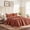 Orange, variant on Regency Heights Velvet Quilt Set, 2-Piece Luxury Bedspread with 1 Sham, Ultra Soft Reversible Microfiber, All Season Lightweight Bedding, Blush, Twin/Twin-XL