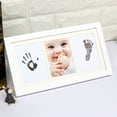 thumbnail image 2 of Newborn Baby Handprint Footprint Photo Frame Kit Perfect Baby Shower Gift, 2 of 11