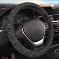 thumbnail image 5 of Uemuo Golf Accessories Printed Car Elastic Steering Wheel Cover - Universal Car Accessory for Diverse Cars Anti-Slip, and Comfortable- 15", 5 of 6
