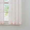 thumbnail image 4 of (2 pack) Your Zone Diamond Clip Sheer Single Curtain Panel, Pink Starlight, 38"W x 63"L, 4 of 7