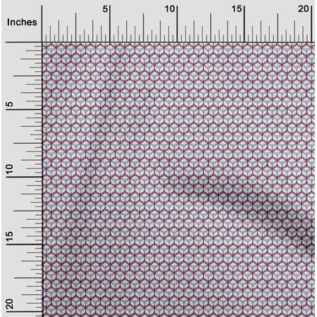 oneOone Cotton Cambric Fabric Honeycomb Ikat Fabric Prints By Yard 56 Inch Wide