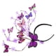 thumbnail image 4 of KAKOWELY Diadema de mariposa, diadema de flores simuladas, diadema decorativa para fiesta de cosplay, 4 of 5