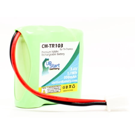 CM-TR103 Battery for Tri-Tronics 1038100-G, Trashbreaker Ultra XL, PRO 100, 1038100E, Classic 70, 65 BPR, Classic 70 S, Field 70 Dog Training Collars (300mAh, 3.6V, NI-MH)