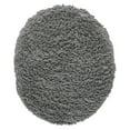 thumbnail image 4 of Better Trends 18"x20" Premium Toilet Lid Cover 100% Cotton Tufted Bathroom Rug Water Absorbent Reversible Machine Washable Gray - Lux Collection, 4 of 4