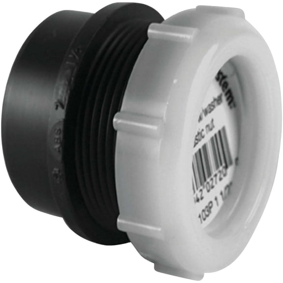 Charlotte Pipe Trap Adapter 1-1/2 " X 1-1/2 " Plastic