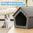 thumbnail image 3 of Bifanuo Weatherproof Outdoor Cat House - Insulated Resin Shelter for Indoor & Feral Cats, 3 of 9
