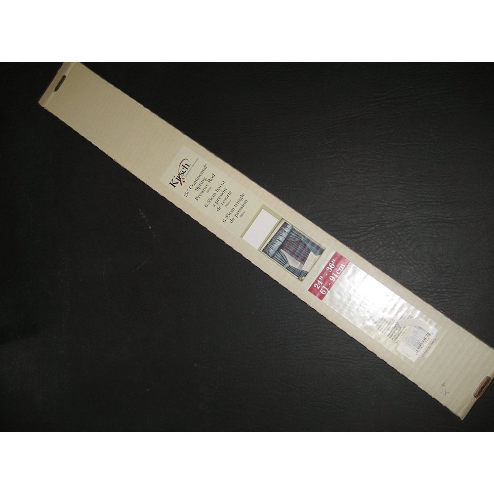 "Kirsch Continental II Spring Pressure Rod, 6763, 24" 36