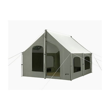 Open Box Kodiak Canvas 6173E Canvas Stove-Ready 6-Person Cabin Lodge Tent