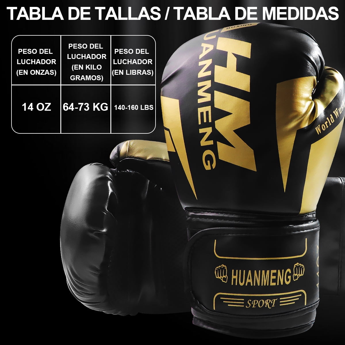 START MAKERS 14OZ Boxing Gloves for Men and Women, Boxing Gloves, Boxing Gloves 14 oz, Sparring Gloves, MMA Gloves, Training and Workout(Black)