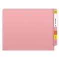 thumbnail image 2 of 20 pt Super Heavy Duty Color Folders, Full Cut End Tab, Letter Size, Pink (Box of 40), 2 of 7