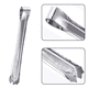 thumbnail image 3 of Pinzas de hielo de acero inoxidable para cubo de hielo, pinzas para servir cubitos de hielo con dientes, 3 of 5