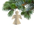 thumbnail image 2 of Maison Concepts Christmas Hammered Metal Ornament Angel - Set of 12 (3.15L X 4.15W X 1H), 2 of 3