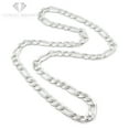 thumbnail image 2 of 925 Italian Sterling Silver 8.5mm Solid Figaro Chain, FREE Microfiber Cloth, ITProLux Link Mens Womens Necklace, Giorgio Bergamo, 2 of 7